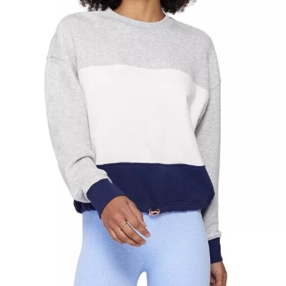 Spiritual Gangster Canyon Cotton Sweatshirt Color Block Pullover Sweater Medium - Picture 1 of 12